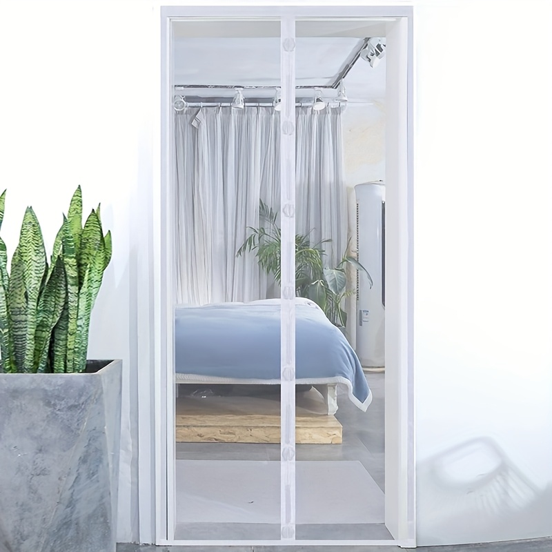 Privacy Screen Protector - Magnetic mosquito screen door curtain with