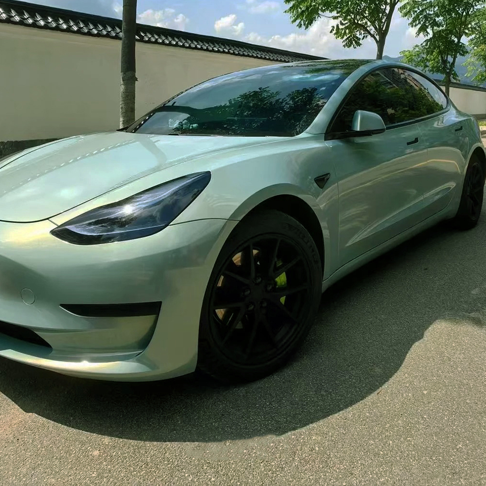 Car Vinyl Wrap Film Mica Green – обзор и цена Air Bubble Remover