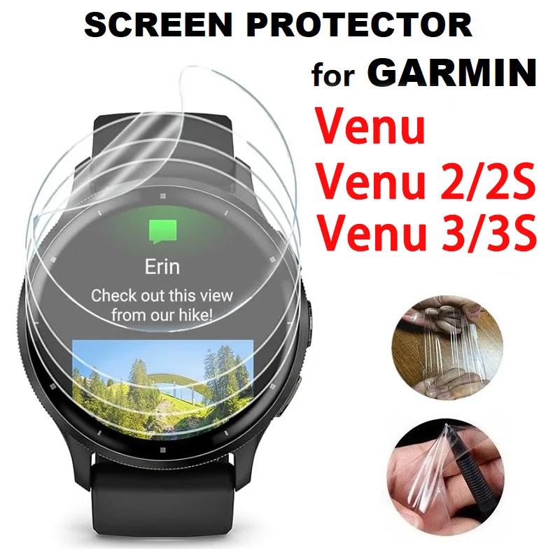 Hydrogel Film For Garmin Venu  – обзор и цена Hydrogel Screen Protector