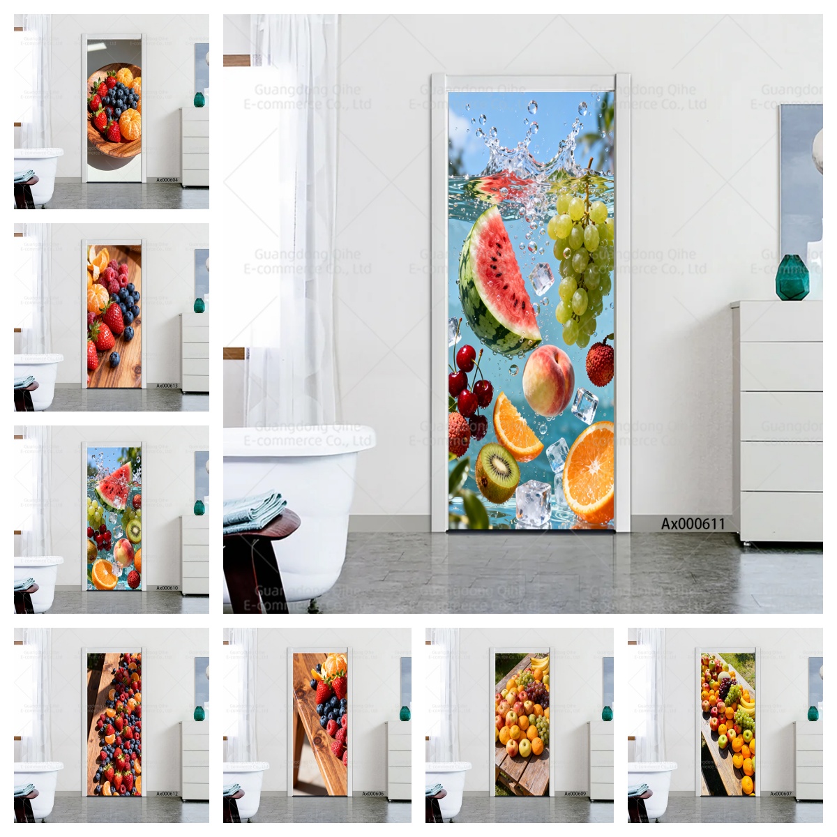 Bright Berry Mix Kitchen Door  – обзор и цена Full Cover Adhesive
