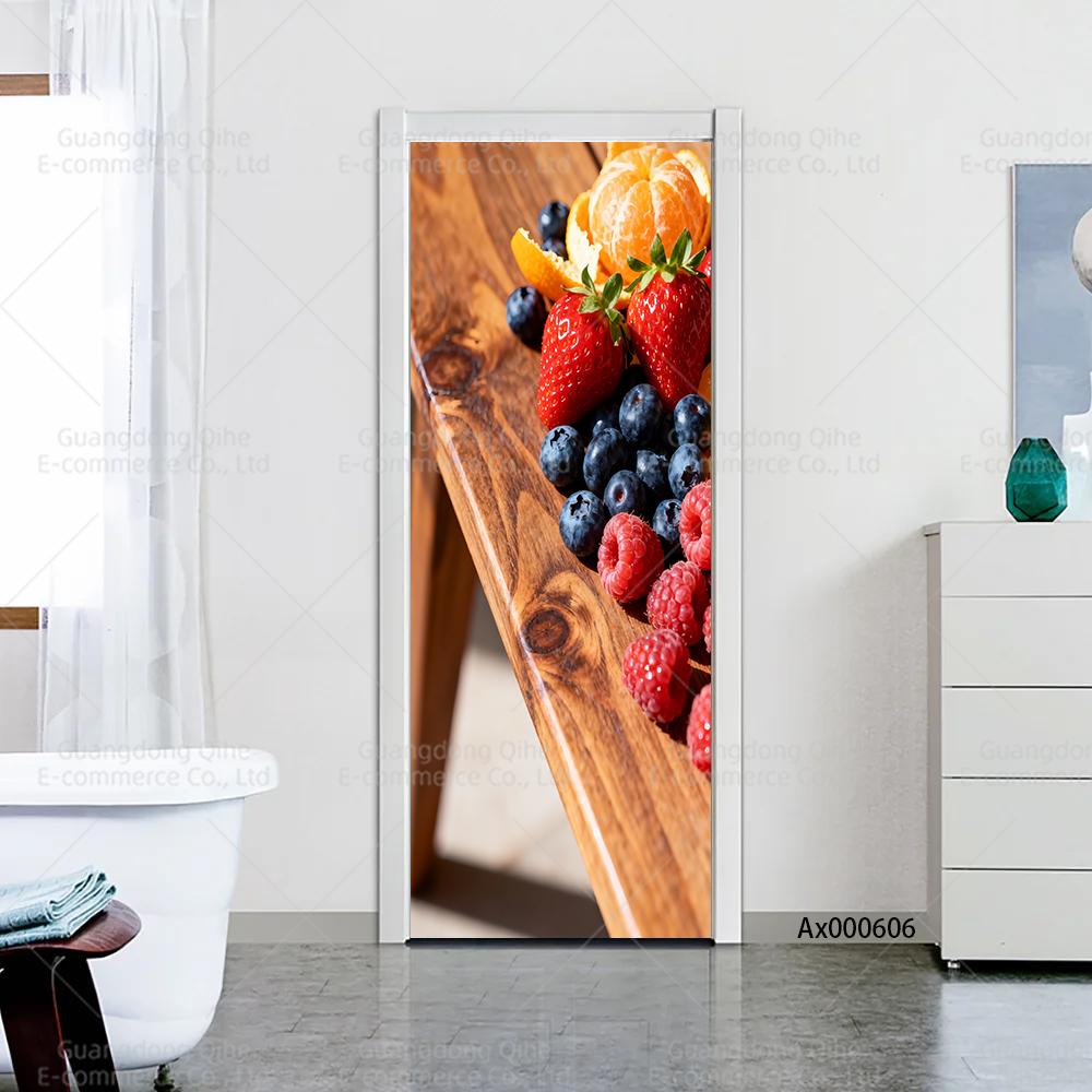 Bright Berry Mix Kitchen Door  – обзор и цена Full Cover Adhesive