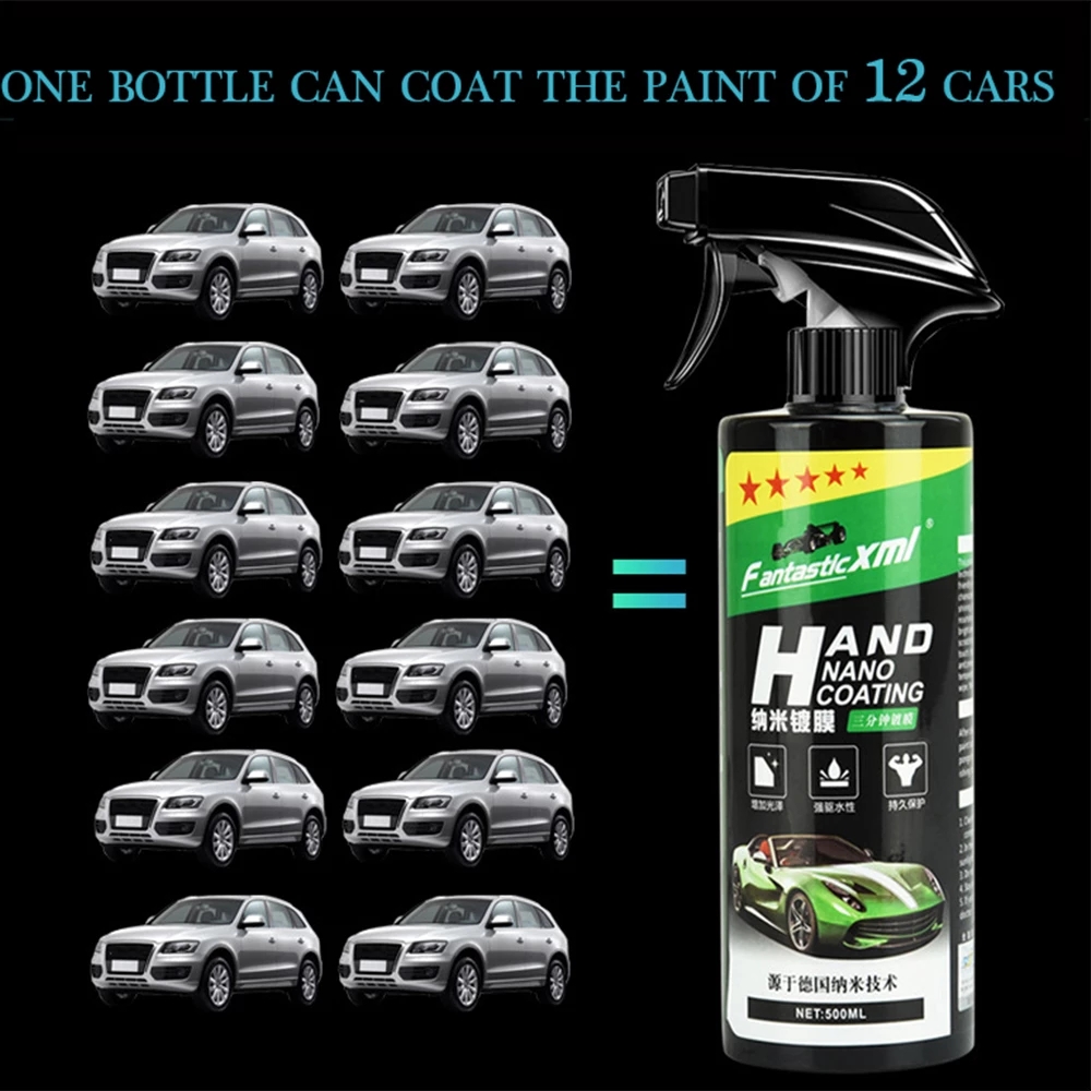 500Ml Nano Ceramic Car Coating – обзор и цена Nano Liquid Coating