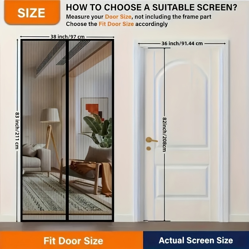 Magnetic mosquito screen door  – обзор и цена Privacy Screen Protector