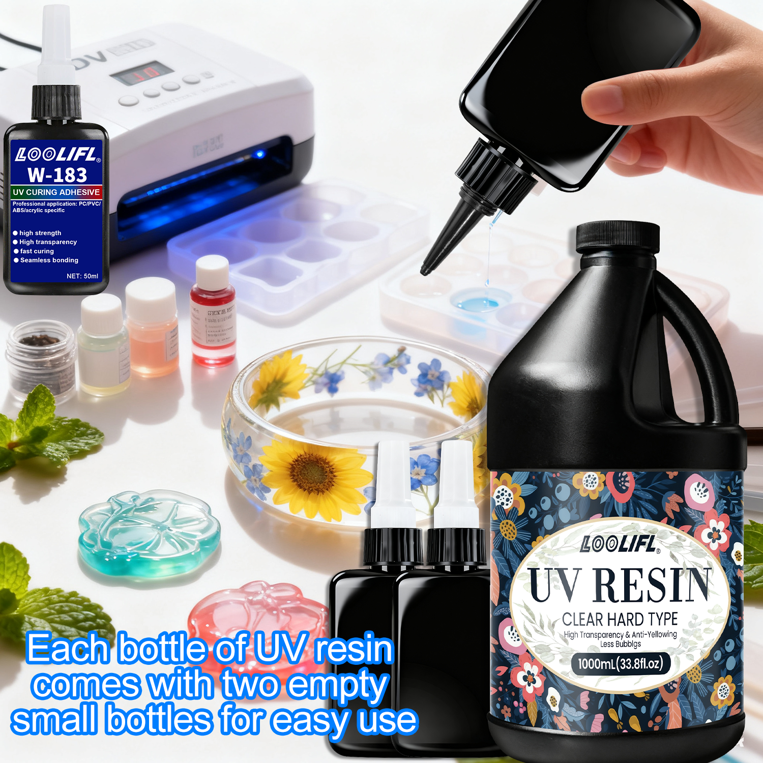 Hot Sell UV Hard Resin Adhesiv – обзор и цена Liquid Uv Glue Kit