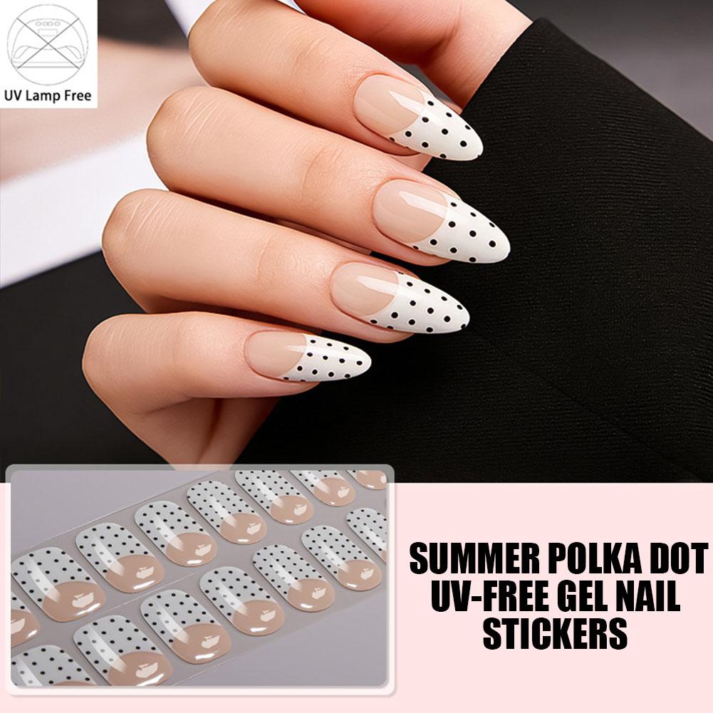 Polka Dot Gel Nail Strips Full – обзор и цена Full Cover Adhesive
