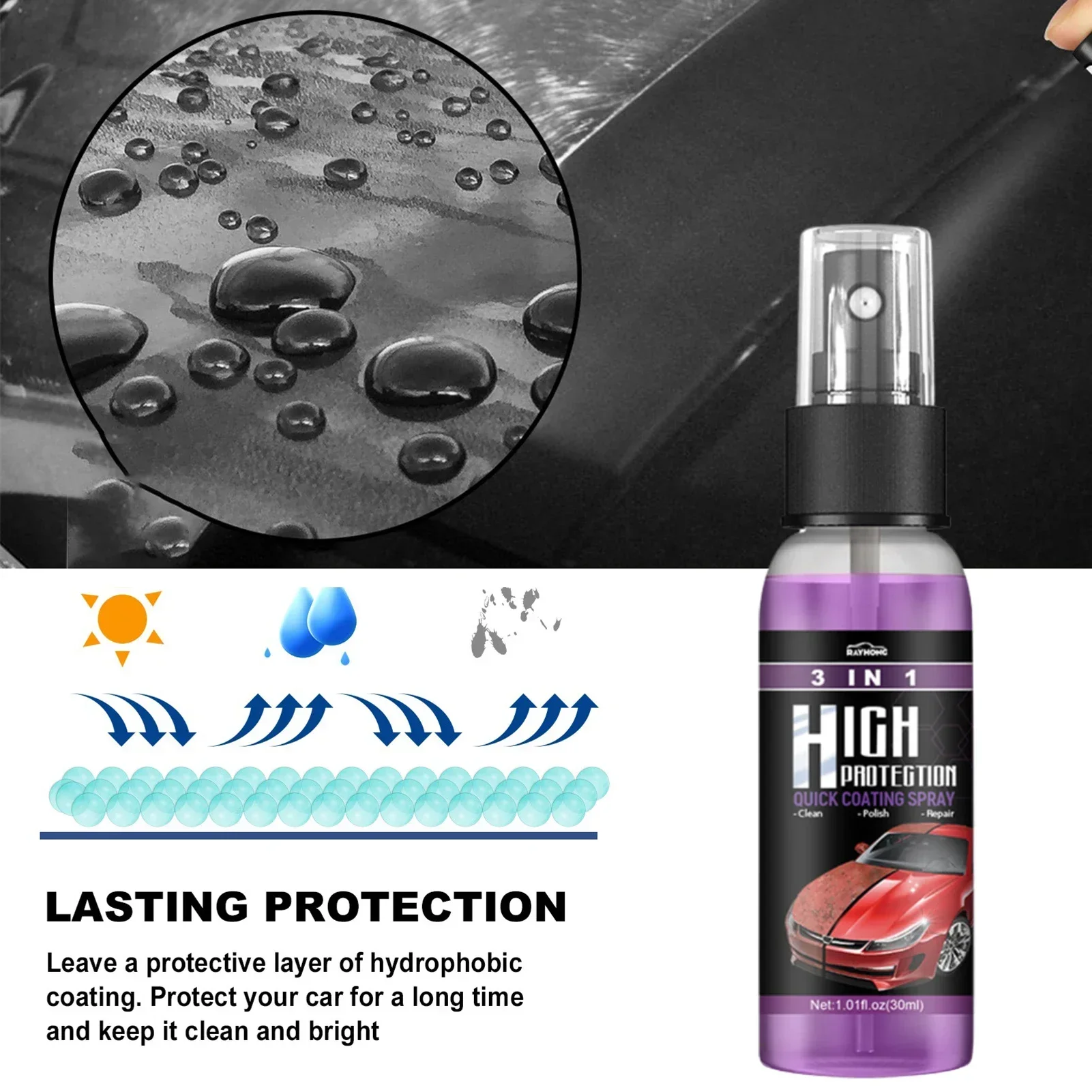 3 In 1 Car Ceramic Nano Coatin – обзор и цена Nano Liquid Coating